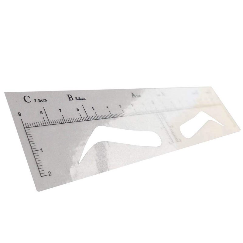 CHOOSE-IT Eyebrow Stencil Disposable Eyebrow Shaper Kit - 50PC Transparent Mapping Stickers Eyebrow Stencils For Microblading, PMU - Quick Makeup Peel & Stick Eyebrow Stencil Kit (#6) - Image 3